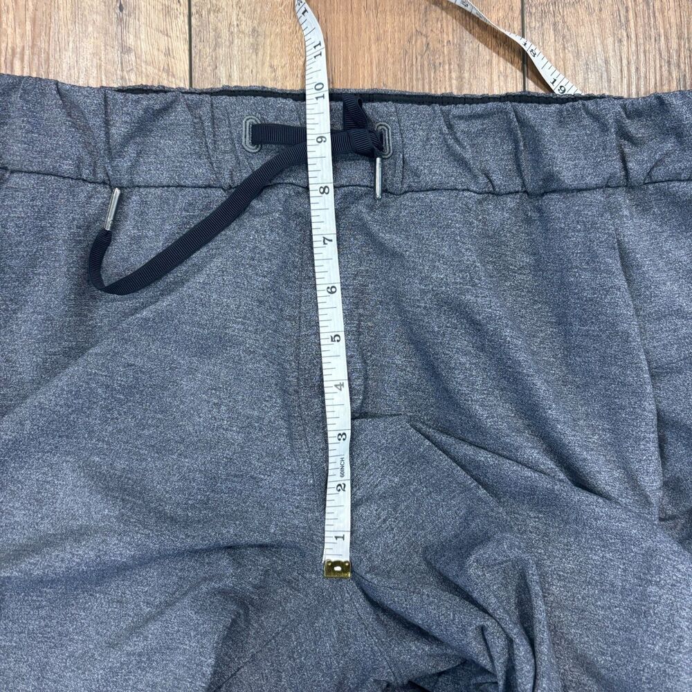 Lululemon Women’s On The Fly Pant Heathered Black Gray Size 6 EUC Stretch W5ASSS - Picture 6 of 8